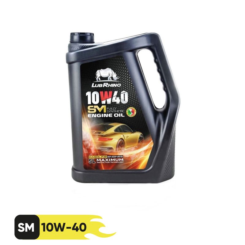 روغن موتور لوبرینو مدل 10w 40 sn حجم 5 لیتر